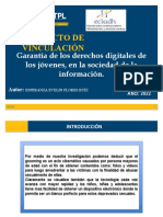 Proyecto de Vinculación: Garantía de Los Derechos Digitales de Los Jóvenes, en La Sociedad de La Información