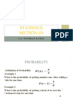Probability basics, examples and rules