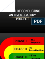 Dokumen - Tips - Phases of Conducting An Investigatory Project Phase I Pphase II Pphase III