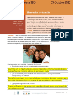 Herencias de Familia: "Lo Que Habéis Heredado de Vuestros Padres, Volvedlo A Ganar A Pulso o No Será Vuestro". Goethe