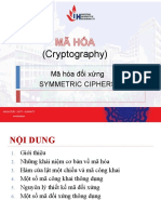 (Cryptography) : Mã hóa đối xứng Symmetric Ciphers