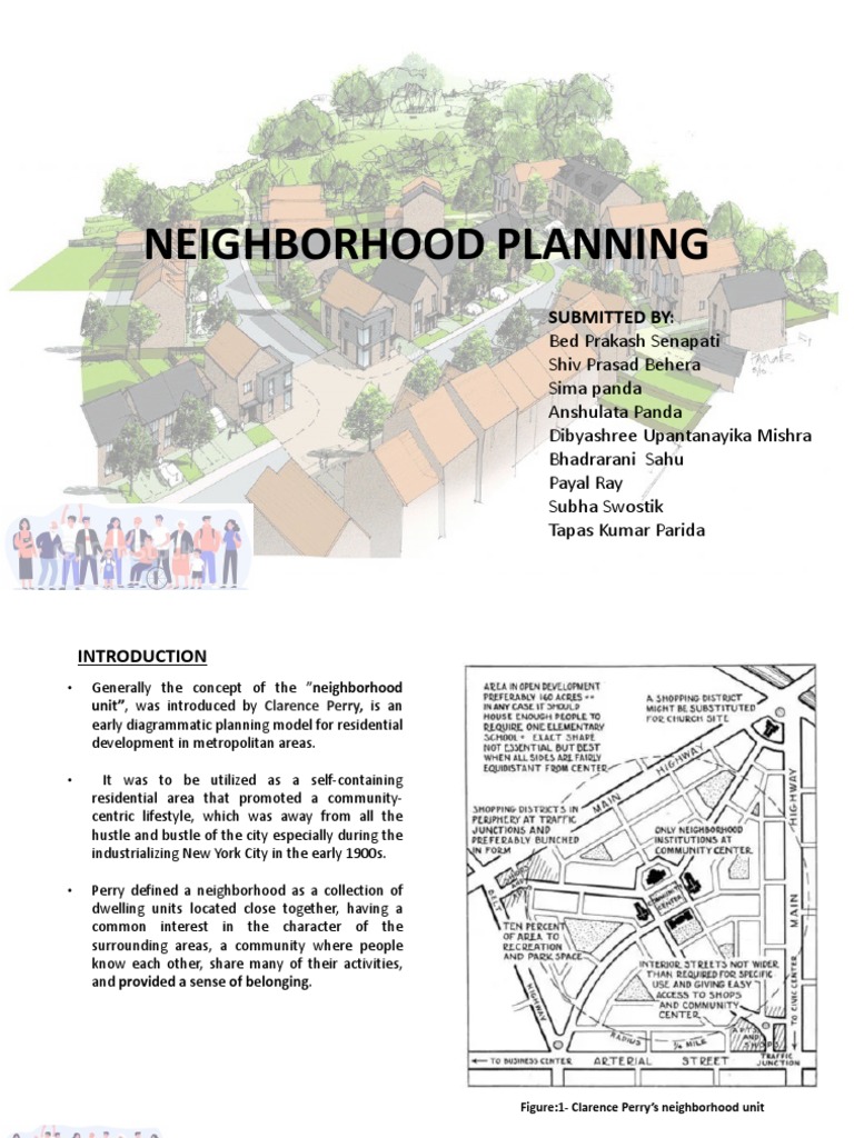 Clarence Perry's Neighborhood Unit Concept | PDF | Neighbourhood
