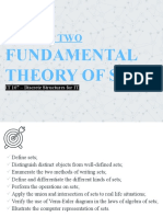 Chapter Two: Fundamental Theory of Sets