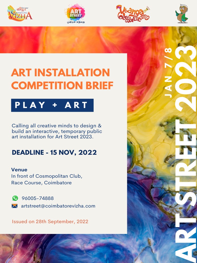 Art Street 2023 Installation Competition | PDF | Safety | Negotiation