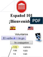 Español 101: ¡Bienvenidos!