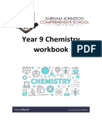 Year 9 Chemistry workbook activities