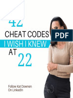 42 cheat codes I wish I knew at 22