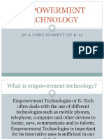 Empowerment: Technology