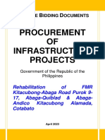 Procurement OF Infrastructure Projects: Hilippine Idding Ocuments