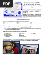 Funciones de Accesibilidad de Windows para Personas Con