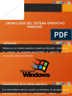 Cronología Del Sistema Operativo Windows