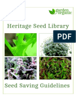 Seed Saving - Complete Guidelines