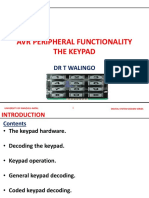 CH 3 AVR Peripherals - Keypad