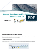 Manual de Alimentación Cíclica Akva Control 10: Autor: Patricio Daza Torres
