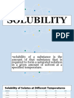 Solubility