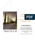 Practica Iii: Universidad de El Salvador F.M.O.C.C. Depto. de Ingenieria Y Arquitectura