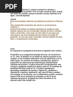 La Papa Tiene Vitamina C