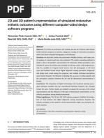 J Esthet Restor Dent - 2021 - Piedra Casc N - 2D and 3D Patient S Representation of Simulated Restorative Esthetic Outcomes