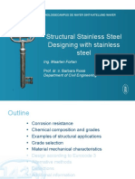 Structural Stainless Steel Designing With Stainless Steel: Ing. Maarten Fortan