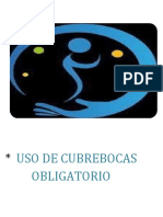 Uso de Cubrebocas Obligatorio