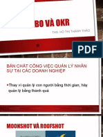 Mbo Và Okr: Ths. Hồ Thị Thanh Thảo
