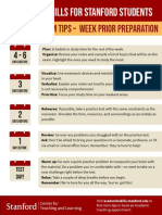 Week Prior Test Prep Strategies