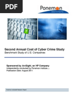 Download Annual Ponemon Cost of Cyber Crime Study by securitybeep SN64020942 doc pdf