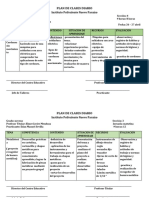 PLAN DE CLASES DIARIO (Practica)