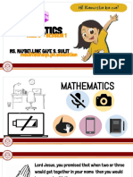 Mathematics: Week 5 - Session 1 Msulit@shsqc - Ph.education