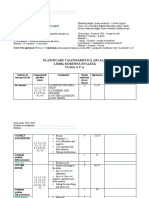 Planificare Anuala Clasa A V-A