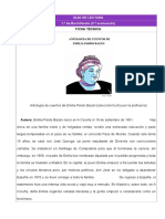 Ficha Técnica: Guía de Lectura 1.º de Bachillerato (3. Evaluación)