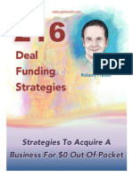 Deal Funding Strategies: Strategies To Acquire A Business For $0 Out-Of-Pocket