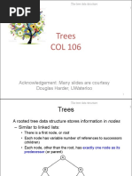 Trees Col 106: Acknowledgement:Many Slides Are Courtesy Douglas Harder, Uwaterloo