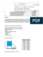 Roteiro Da Experiência: Hidrodinâmica: Omnes Graduatio 1 Ref.: 221019 - Laboratório de Física Física 2 - Fluidos