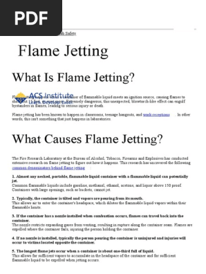Flame Jetting