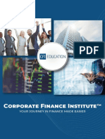 Corporate Finance Institute: Your Journey in Finance Made Easier