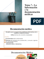 Tema 7.-La Información Yla Documentación Médicas