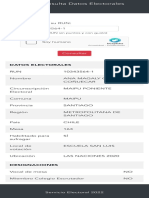 Servicio Electoral de Chile - Consulta de Datos E