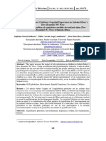 Oil Exploitation and Children's Squalid Experience in Imbolo Mbue's Exploitation Pétrolière Et Expérience Sordide Des Enfants Dans How