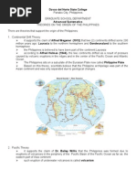 Download Theories on the Origin of the Philippines by Romel Sayson Villarubia SN64021924 doc pdf