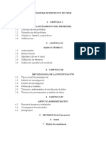 Esquema de Proyecto de Tesis