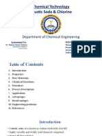 Caustic Soda & Chlorine Chemical Technology: Department of Chemical Engineering