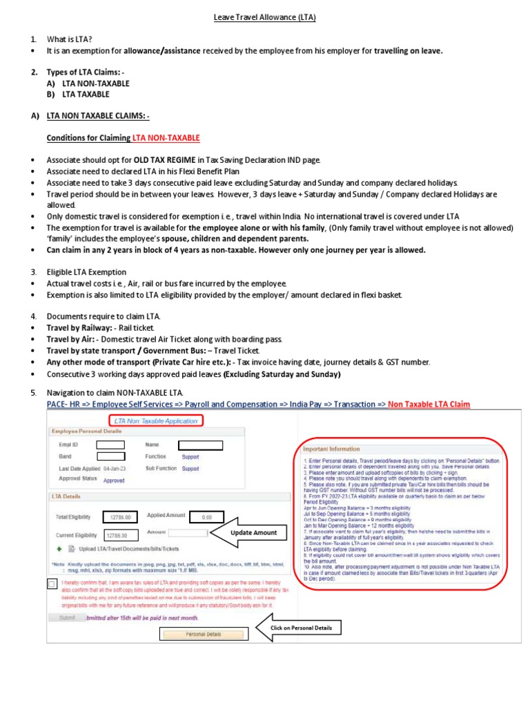 Lta Guidelines PDF