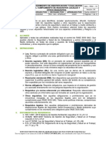 Sig - Pro - 10 - Identificación y Evaluación Del Cumplimiento de Requisitos Legales y Otros