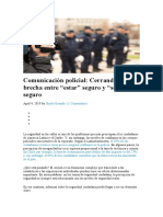 Comunicación Policial GRUPAL