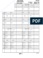 Student Timetable