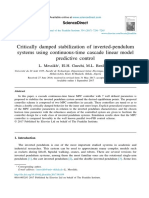 13 - Critically Damped Stabilization of Inverted-Pendulum Systems Using Continuous-Time Cascade Linear Model Predictive Control