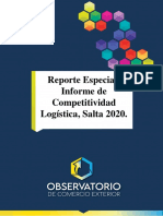 Reporte Especial: Informe de Competitividad Logística, Salta 2020
