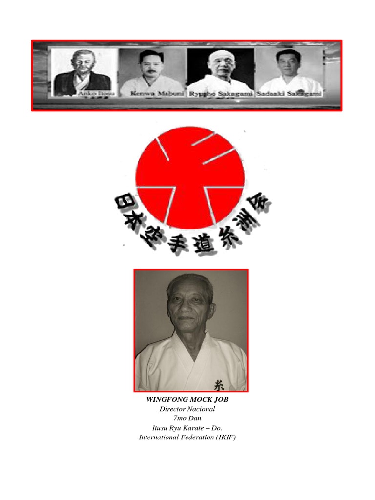 Programa de Karate-Do Itosu Ryu. Transcrito Por El Sensei Enyer ...