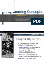 Programming Concepts: Chapter Outline